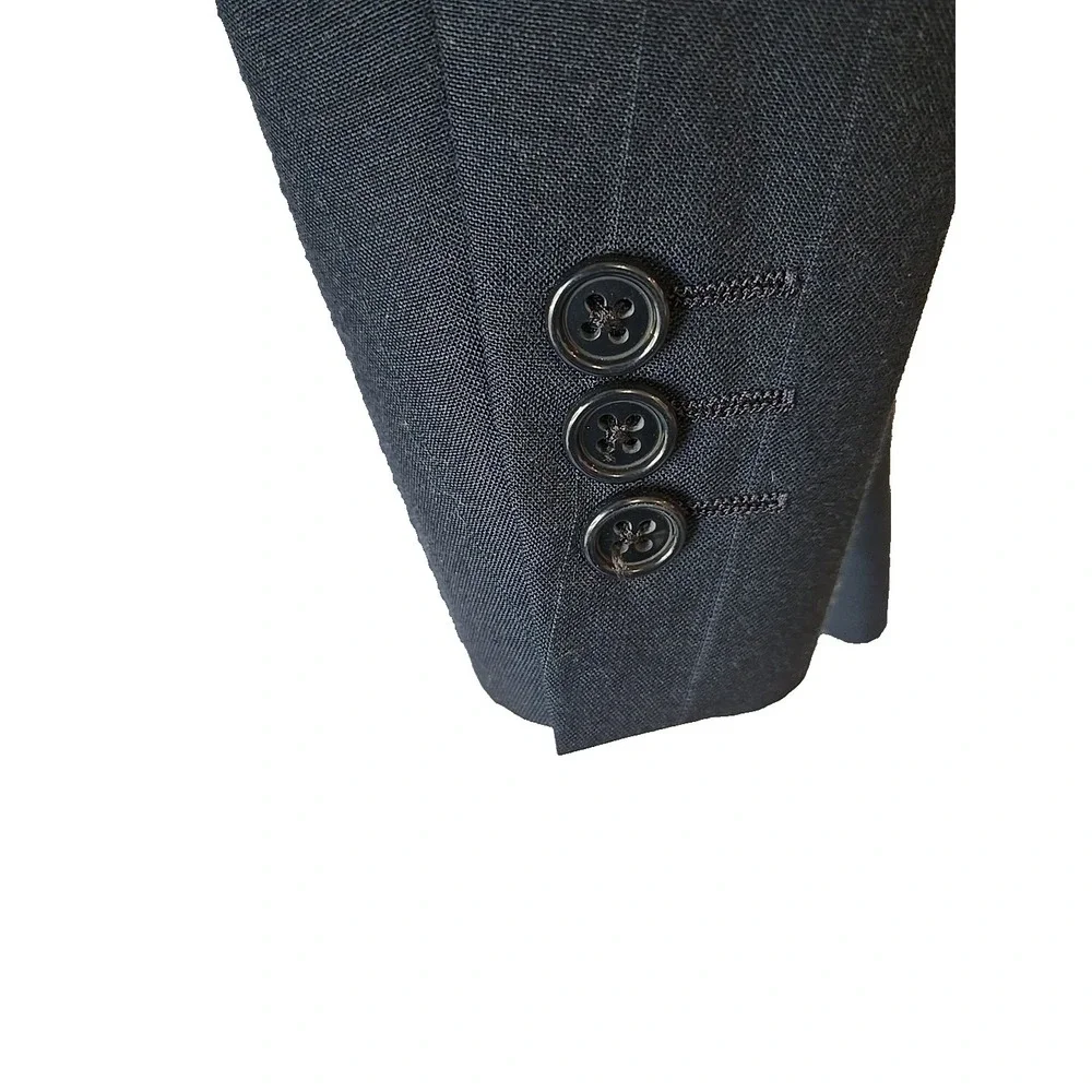 Christian Dior Sport Coat Mens 40R Navy Blue Classic Fit Suit Jacket
